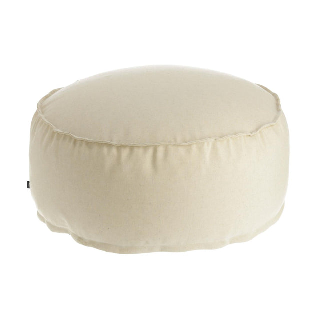 Runder Nedra Pouf Ø 70 cm beige - ZEN ZONE Furniture