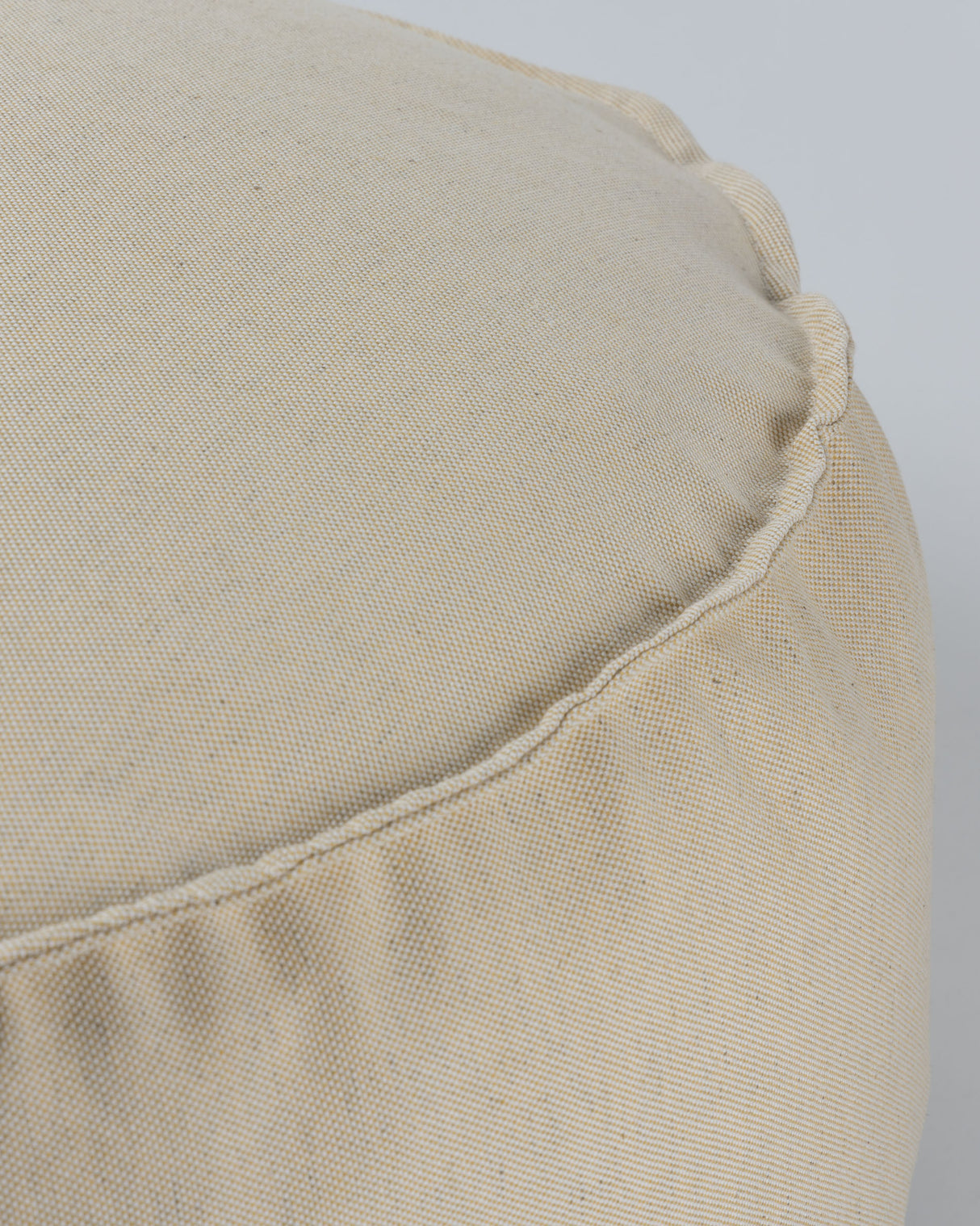 Runder Nedra Pouf Ø 70 cm beige - ZEN ZONE Furniture