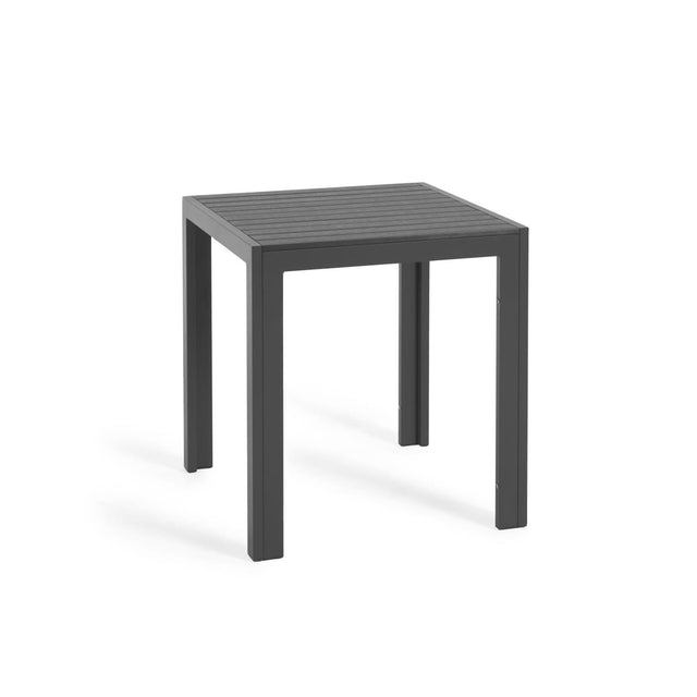 Sirley Gartentisch aus Aluminium schwarz 70 x 70 cm - ZEN ZONE Furniture