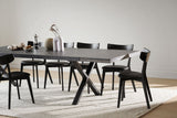 FILIPPA dining table white pigmented 120x120x75cm