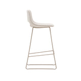 Zahara Hocker beige und Stahl mit beigem Finish 76 cm - ZEN ZONE Furniture