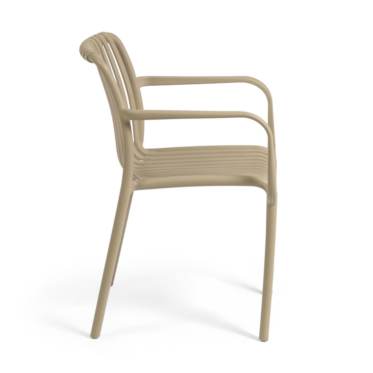 Stapelbarer Outdoor Stuhl Isabellini beige - ZEN ZONE Furniture