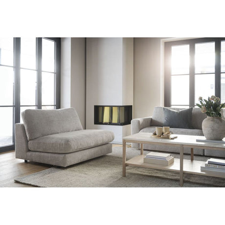 DUNCAN Modulares Sofa Hellgrau 112x103x78cm - ZEN ZONE