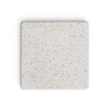 Hoher Saura Bartisch aus weissem Terrazzo mit weisser Terrazzo-Platte 95 x 70 x 70 cm - ZEN ZONE Furniture