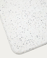 Hoher Saura Bartisch aus weissem Terrazzo mit weisser Terrazzo-Platte 95 x 70 x 70 cm - ZEN ZONE Furniture