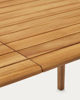 Thianna Outdoorausziehtisch aus massivem Akazienholz 180 (240) x 90 cm FSC 100% - ZEN ZONE Furniture