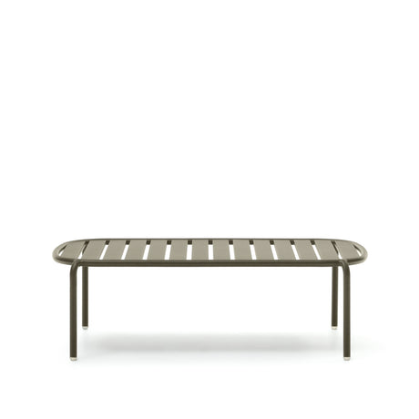 Joncols Gartencouchtisch aus Aluminium mit Finish in Grün Ø 110 x 62 cm - ZEN ZONE