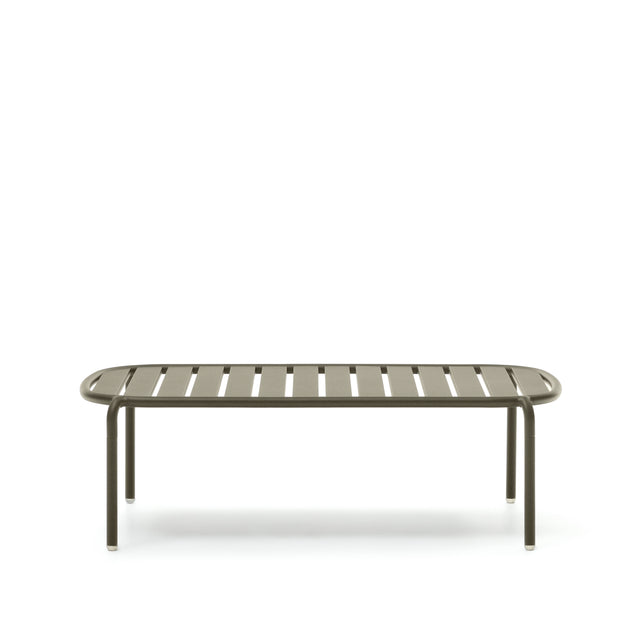 Joncols Gartencouchtisch aus Aluminium mit Finish in Grün Ø 110 x 62 cm - ZEN ZONE