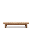 Tirant Couchtisch aus massivem Teakholz FSC 100% 140 x 70 cm - ZEN ZONE Furniture