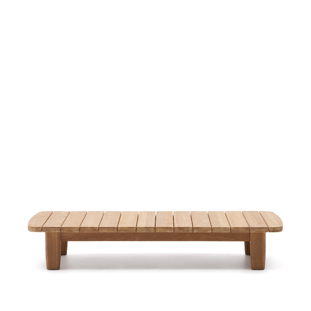 Tirant Couchtisch aus massivem Teakholz FSC 100% 140 x 70 cm - ZEN ZONE Furniture