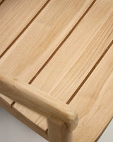 Icaro Stuhl stapelbar aus massivem Teakholz FSC 100% mit naturfarbenem Finish - ZEN ZONE Furniture