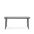 Gartentisch Joncols aus Aluminium mit Finish in Grau 180 x 90 cm - ZEN ZONE Furniture