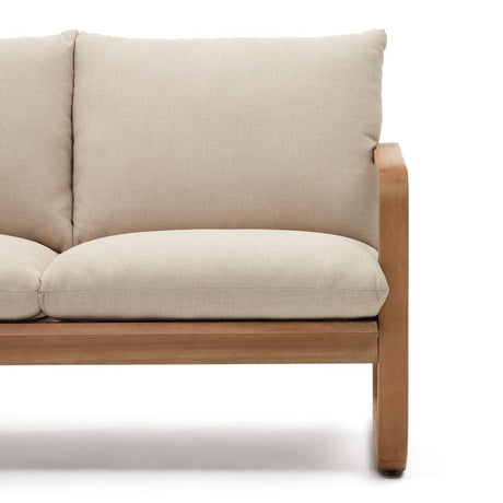 Sacaleta 2-Sitzer-Sofa aus massivem Eukalyptusholz 142 cm 100% FSC - ZEN ZONE