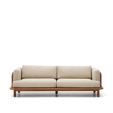 Turqueta 3-Sitzer-Sofa aus massivem Teakholz FSC 100% 230 cm - ZEN ZONE Furniture