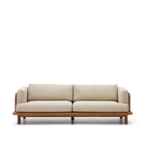 Turqueta 3-Sitzer-Sofa aus massivem Teakholz FSC 100% 230 cm - ZEN ZONE Furniture