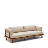 Turqueta 3-Sitzer-Sofa aus massivem Teakholz FSC 100% 230 cm - ZEN ZONE Furniture