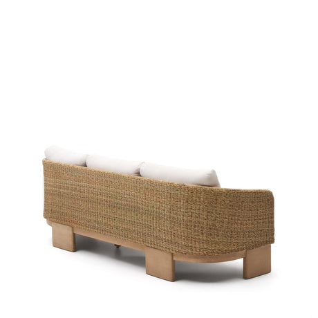 Xoriguer 3-Sitzer-Sofa aus synthetischem Rattan und massivem Eukalyptusholz 100 % FSC 223 - ZEN ZONE