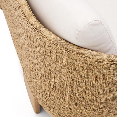 Xoriguer 3-Sitzer-Sofa aus synthetischem Rattan und massivem Eukalyptusholz 100 % FSC 223 - ZEN ZONE