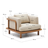 Turqueta Sessel aus massivem Teakholz FSC 100% - ZEN ZONE Furniture