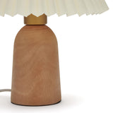 Benicarlo Tischlampe aus Holz mit Finish in Natur und Beige UK - ZEN ZONE