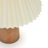 Benicarlo Tischlampe aus Holz mit Finish in Natur und Beige UK - ZEN ZONE