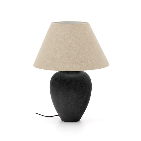 Mercadal Tischlampe aus Keramik mit schwarzem Finish - ZEN ZONE