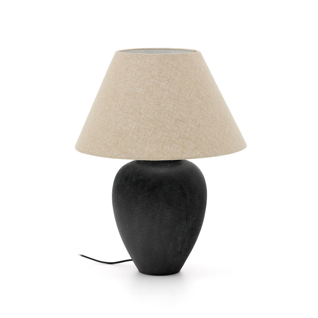 Mercadal Tischlampe aus Keramik mit schwarzem Finish - ZEN ZONE