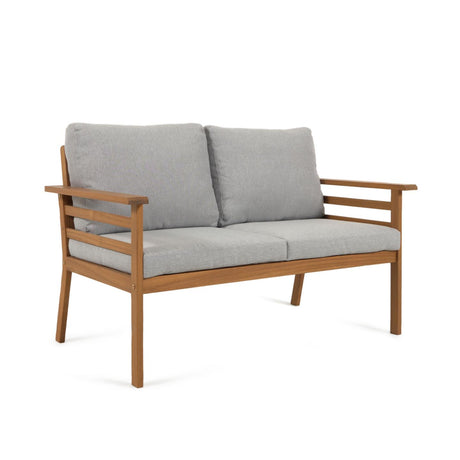 Vilma outdoorgarnitur aus Sofa, 2 Sessel und Couchtisch aus massivem Akazienholz FSC 100% - ZEN ZONE