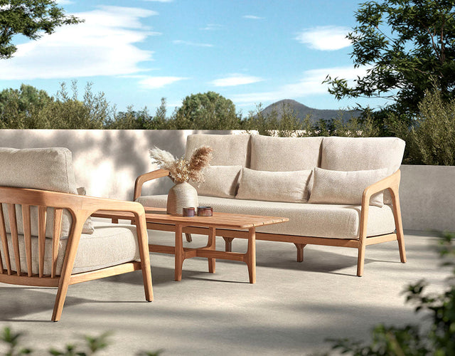 ELISA Couchtisch Teak Natur - ZEN ZONE