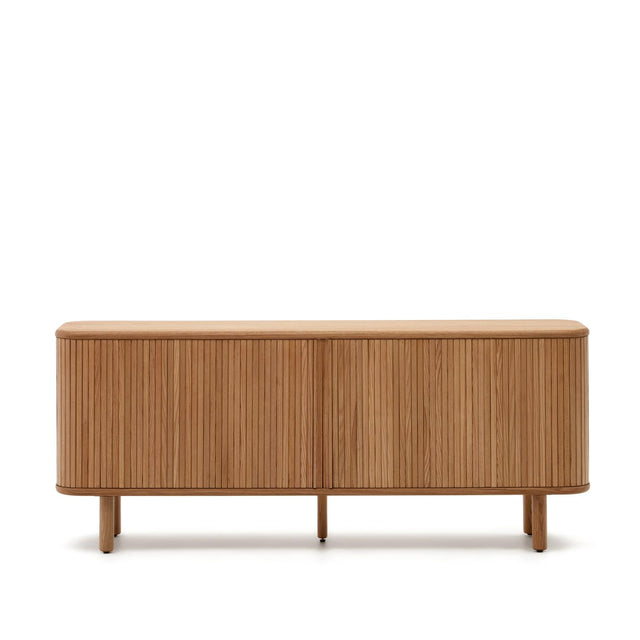 Mailen Sideboard 2 Türen aus Eschenfurnier mit natürlichem Finish 180 x 75 cm - ZEN ZONE