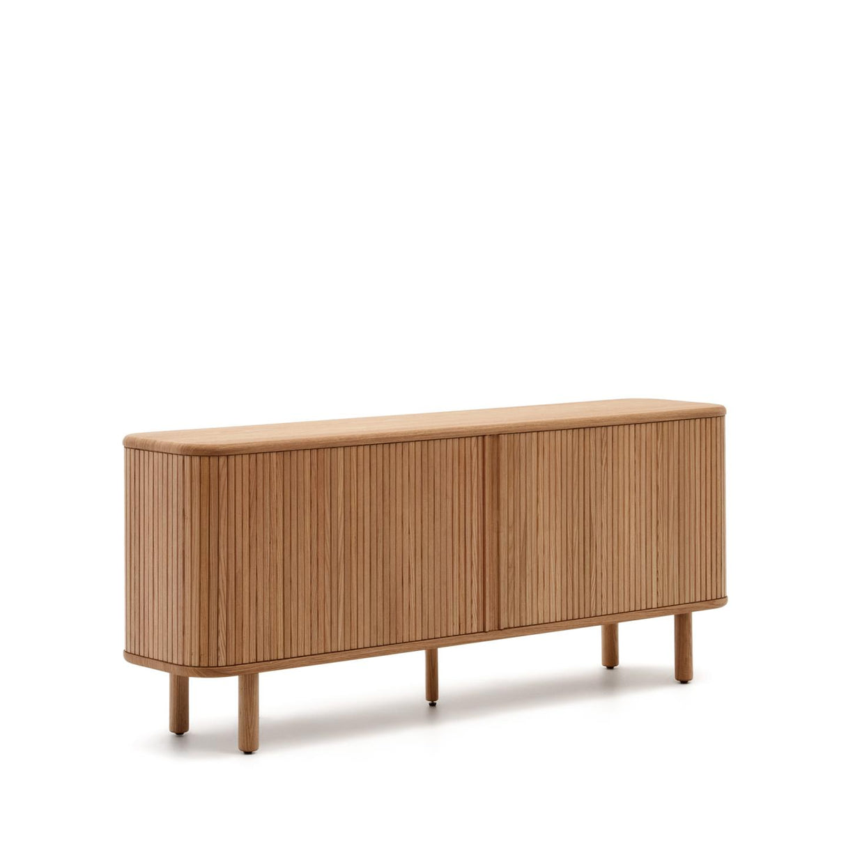 Mailen Sideboard 2 Türen aus Eschenfurnier mit natürlichem Finish 180 x 75 cm - ZEN ZONE