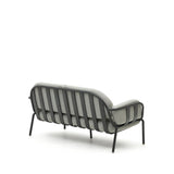 Joncols 2-Sitzer-Gartensofa aus Aluminium mit Finish in Grau 165 cm - ZEN ZONE Furniture