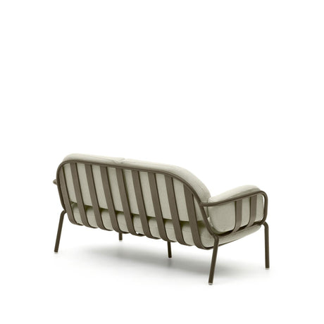 Joncols 2-Sitzer-Gartensofa aus Aluminium mit Finish in Grün 165 cm - ZEN ZONE