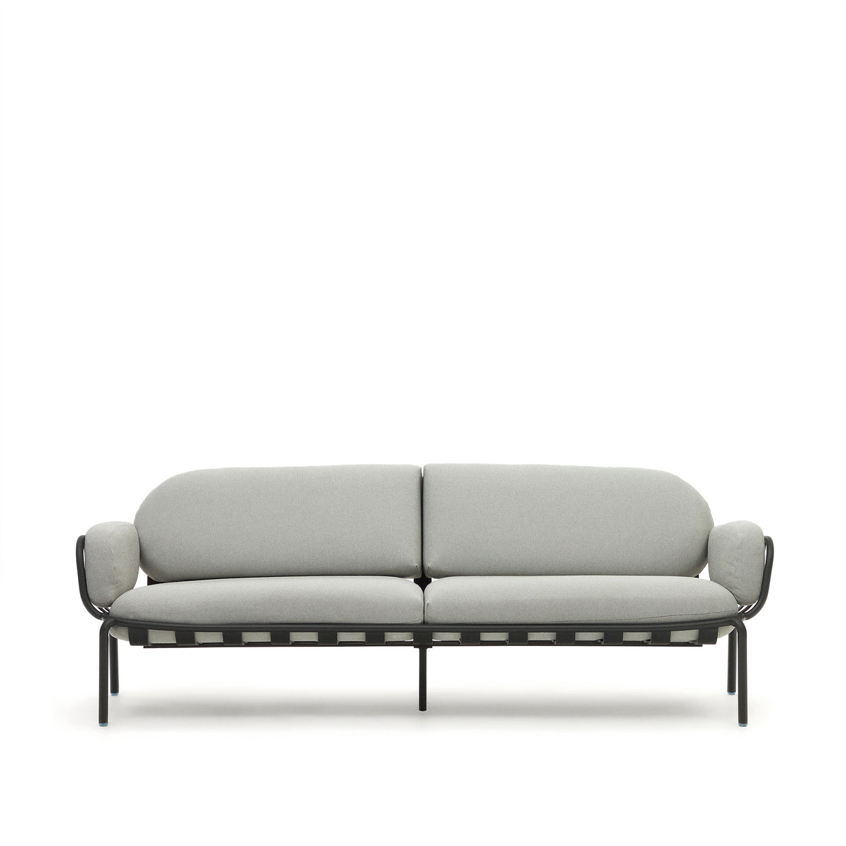 Joncols 3-Sitzer-Gartensofa aus Aluminium mit Finish in Grau 225 cm - ZEN ZONE Furniture