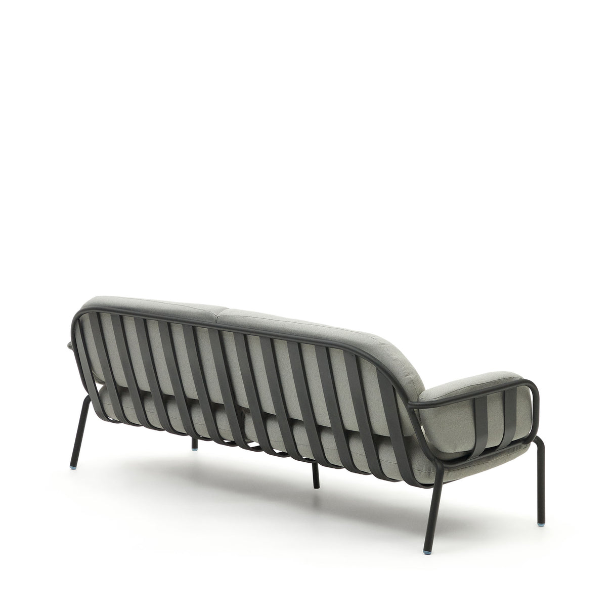 Joncols 3-Sitzer-Gartensofa aus Aluminium mit Finish in Grau 225 cm - ZEN ZONE Furniture