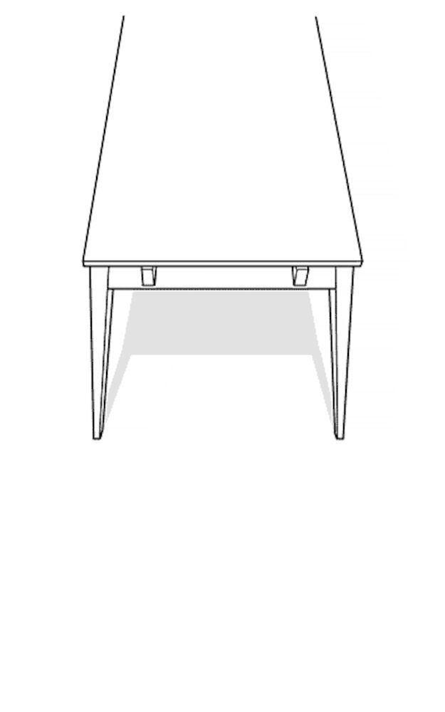 FILIPPA dining table white pigmented 120x120x75cm