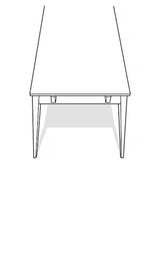 FILIPPA dining table white pigmented 120x120x75cm