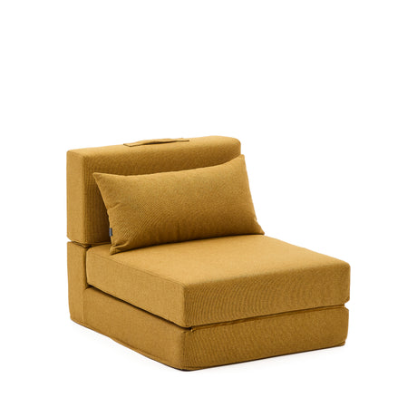 Pouf Schlafsofa Arty Farbe Senf 70 x 89 (200) cm - ZEN ZONE Furniture