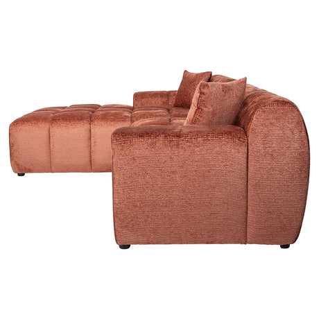 Sofa Cube 3-Sitzer + Lounge links (Fusion 92 Blush) - ZEN ZONE