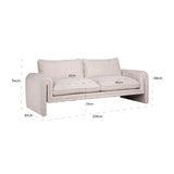 Sofa Sandro lovely cream (Be Lovely 11 Cream) - ZEN ZONE