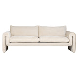 Couch Sandro white chenille (Bergen 900 white chenille) - ZEN ZONE