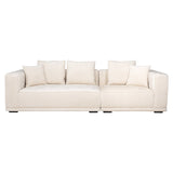 Sofa Lusso 3-Sitzer beige Chenille (Niagara 902 beige) - ZEN ZONE