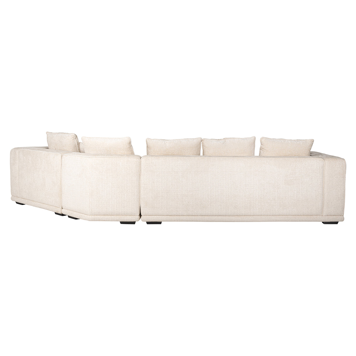 Sofa Lusso 4-Sitzer beige Chenille (Niagara 902 beige) - ZEN ZONE