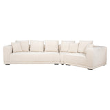 Sofa Lusso 4-Sitzer beige Chenille (Niagara 902 beige) - ZEN ZONE