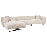 Sofa Hoxton 3-Sitzer + Lounge links (Be Trendy 01 Nature) - ZEN ZONE Furniture