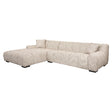 Sofa Hazel 3-Sitzer + Lounge links trendy nature (Be Trendy 01 Nature) - ZEN ZONE Furniture