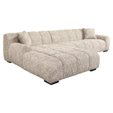 Sofa Hazel 3-Sitzer + Lounge links trendy nature (Be Trendy 01 Nature) - ZEN ZONE Furniture