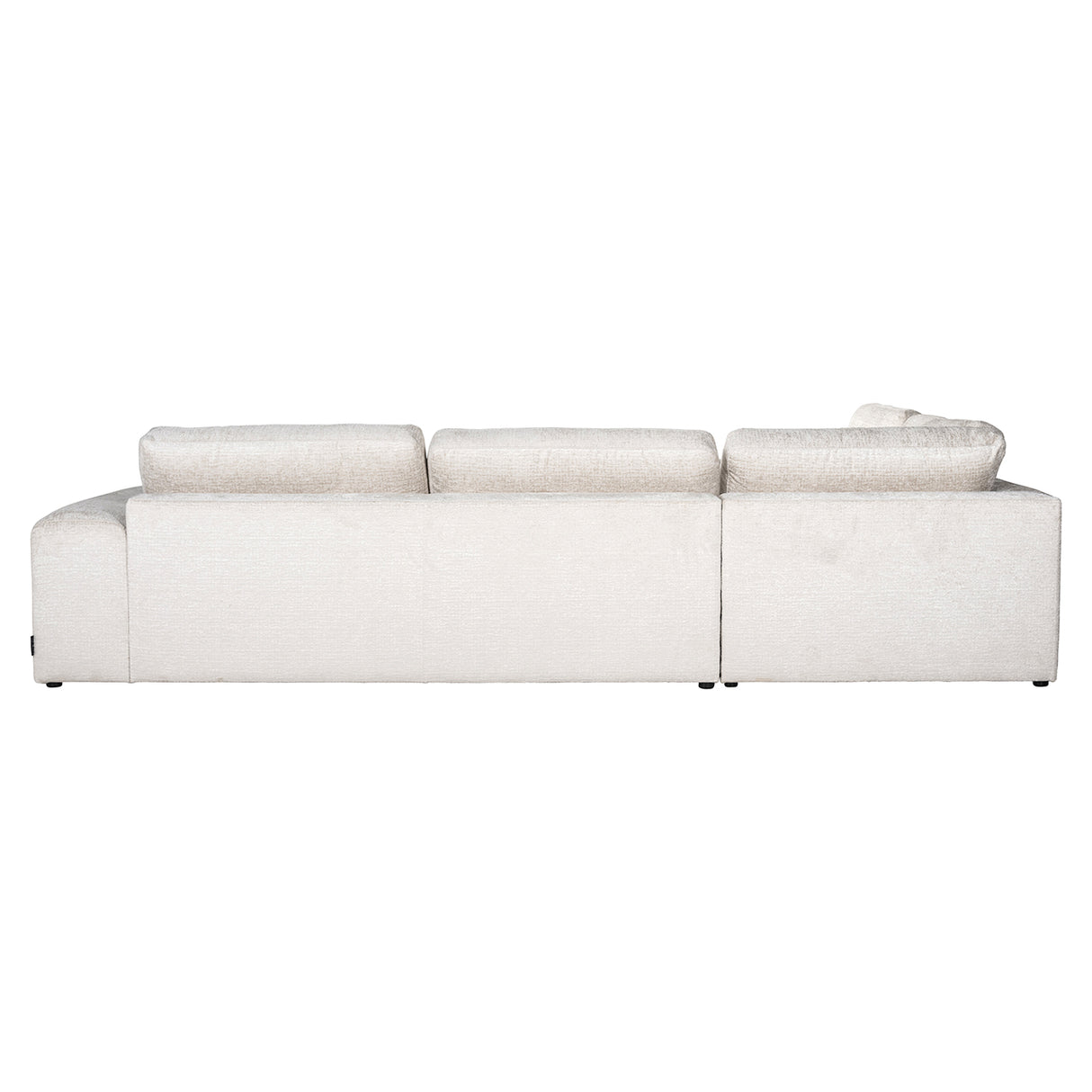 Couch Lund 3 Sitzer + Ottomane links cream fusion (Fusion cream 02) - ZEN ZONE