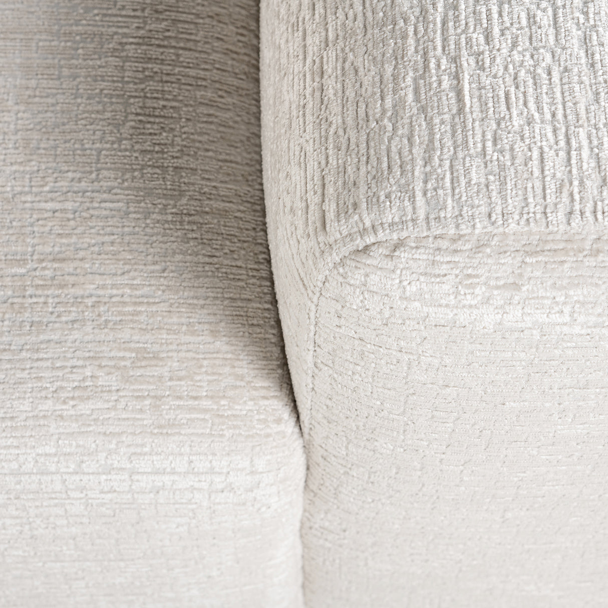 Couch Lund 3 Sitzer + Ottomane links cream fusion (Fusion cream 02) - ZEN ZONE