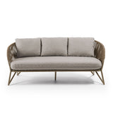 Branzie 3-Sitzer-Sofa aus braunem Seil 180 cm - ZEN ZONE Furniture